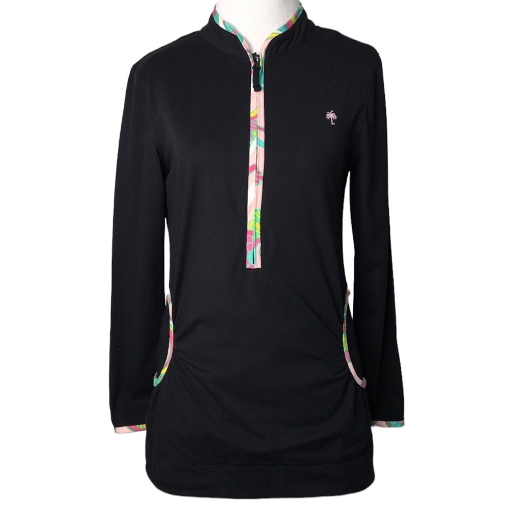 Lilly Pulitzer 3/4 Zip Long Sleeve XL